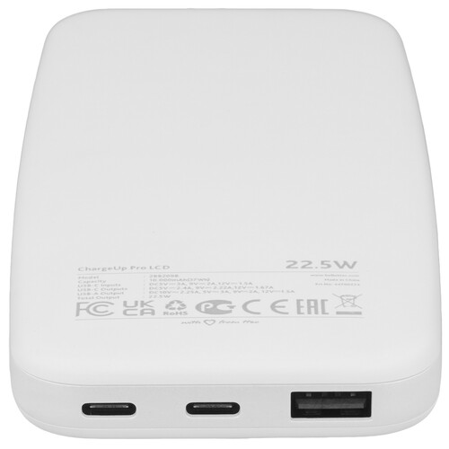 Купить Портативный аккумулятор TTEC ChargeUp Pro LCD PD белый  9202685. Характеристики, отзывы и цены в Донецке