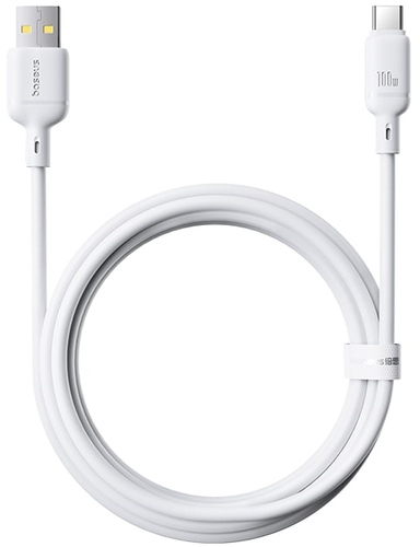 Купить Кабель круглый Baseus USB Type-C - USB 2.0 Type-A белый 2 м  5627517. Характеристики, отзывы и цены в Донецке