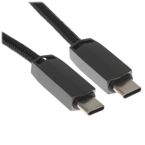 Купить Кабель круглый KEYRON USB Type-C - USB Type-C черный 1.5 м  4823656. Характеристики, отзывы и цены в Донецке