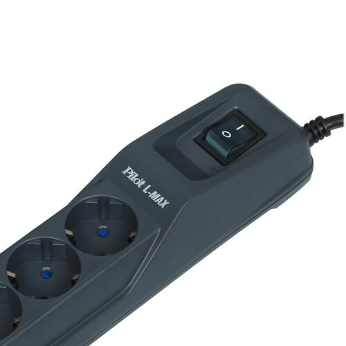 Купить Сетевой фильтр Pilot L-MAX GP серый  5404733. Характеристики, отзывы и цены в Донецке