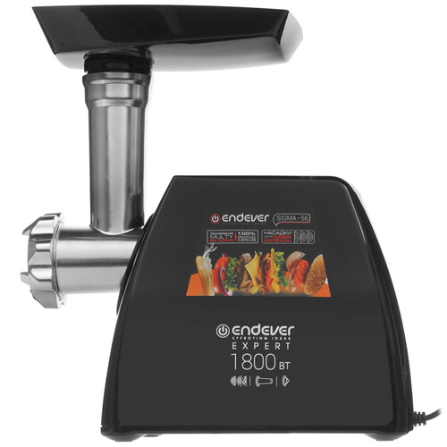 Купить Мясорубка электрическая Endever Sigma 56 черный  8146576. Характеристики, отзывы и цены в Донецке