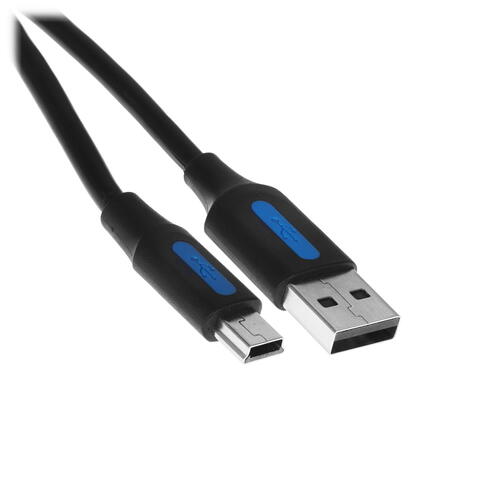 Купить Кабель круглый Vention mini USB - USB 2.0 Type-A черный 2 м  5072079. Характеристики, отзывы и цены в Донецке