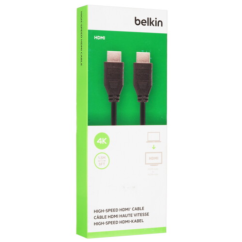 Купить Кабель  Belkin HDMI - HDMI, 1.5 м  5605613. Характеристики, отзывы и цены в Донецке