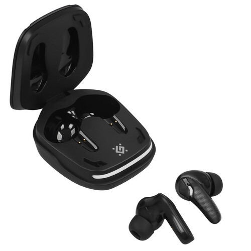 Купить Наушники TWS Defender CyberDots 285 черный 2025  9231060. Характеристики, отзывы и цены в Донецке