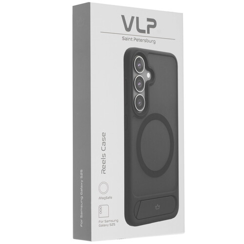 Купить Накладка  VLP Reels Case для Samsung Galaxy S25 черный/прозрачный  5613350. Характеристики, отзывы и цены в Донецке