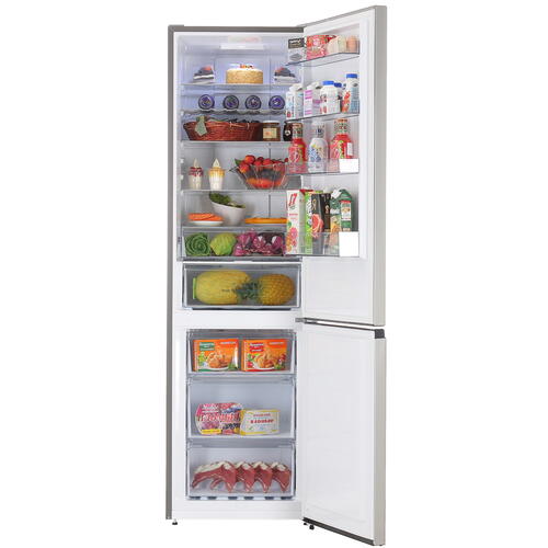 Купить Холодильник с морозильником   Hisense RB434N4BC2 серебристый  9063231. Характеристики, отзывы и цены в Донецке