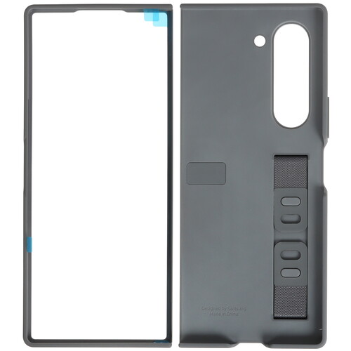 Купить Накладка  Samsung Silicone Case для Samsung Galaxy Z Fold6 серый  5472504. Характеристики, отзывы и цены в Донецке
