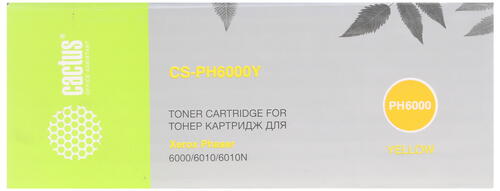 Купить Картридж лазерный Cactus CS-PH6000Y желтый, с чипом  7937278. Характеристики, отзывы и цены в Донецке