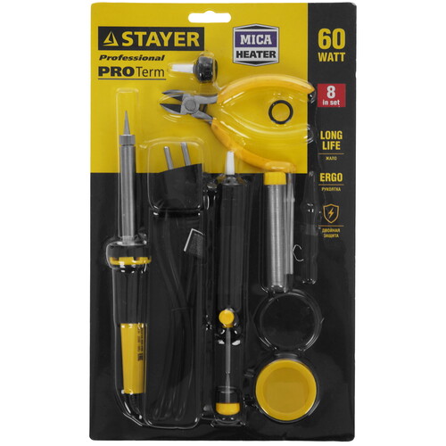 Купить Паяльник Stayer Profi 55314-60-H8 , Без АКБ  8165140. Характеристики, отзывы и цены в Донецке