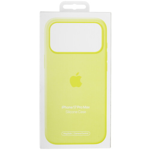 Купить Накладка  Apple Silicone Case для Apple iPhone 17 Pro Max желтый  5641876. Характеристики, отзывы и цены в Донецке