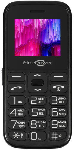 Купить Сотовый телефон FinePower SR281 черный  5064195. Характеристики, отзывы и цены в Донецке