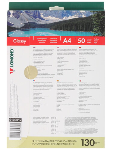 Купить Фотобумага Lomond 0102017  0186181. Характеристики, отзывы и цены в Донецке