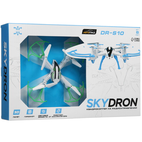 Купить Квадрокоптер Автоград SKYDRONE зеленый  5604032. Характеристики, отзывы и цены в Донецке