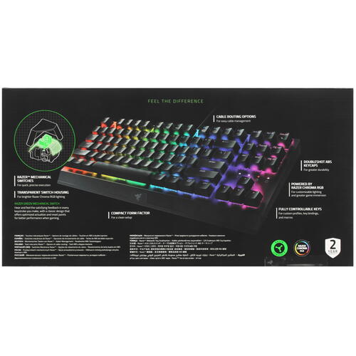 Купить Клавиатура  проводная Razer BlackWidow V3 TKL  5059624. Характеристики, отзывы и цены в Донецке