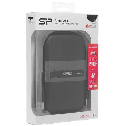 Купить 1 ТБ Внешний HDD Silicon Power Armor A60  4714474. Характеристики, отзывы и цены в Донецке