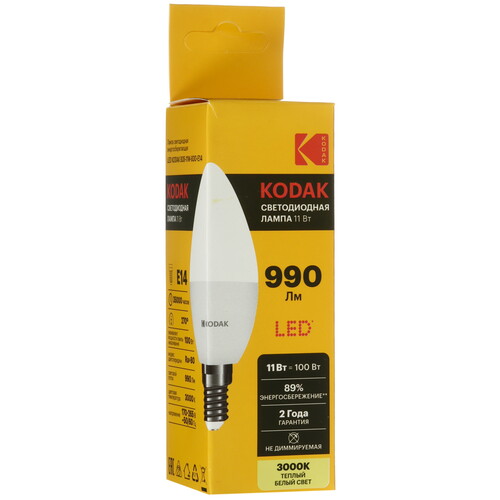 Купить Комплект светодиодных ламп Kodak B35-11W-830-E14  9305907. Характеристики, отзывы и цены в Донецке