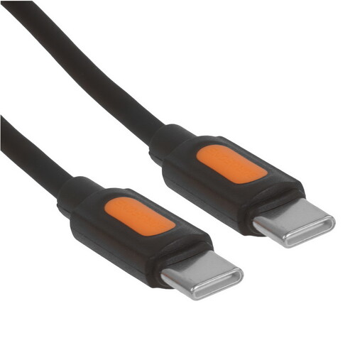 Купить Кабель круглый Borofone USB Type-C - USB Type-C черный 1 м  9244408. Характеристики, отзывы и цены в Донецке