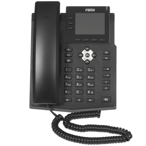 Купить Телефон VoIP Fanvil X3U черный  1624199. Характеристики, отзывы и цены в Донецке