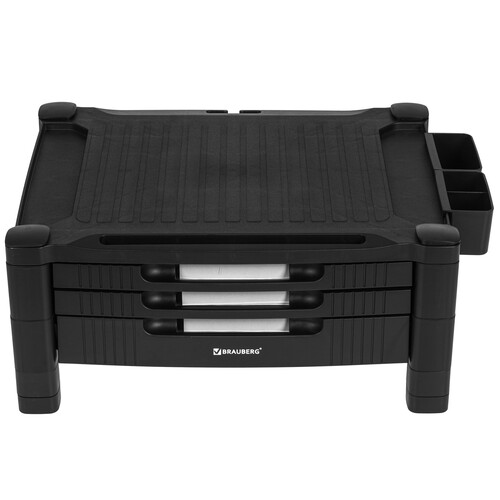 Купить Подставка для ноутбука/монитора BRAUBERG 513791 черный  9163417. Характеристики, отзывы и цены в Донецке