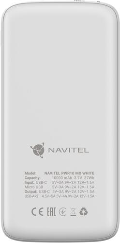 Купить Портативный аккумулятор NAVITEL PWR10 MX белый  5418727. Характеристики, отзывы и цены в Донецке