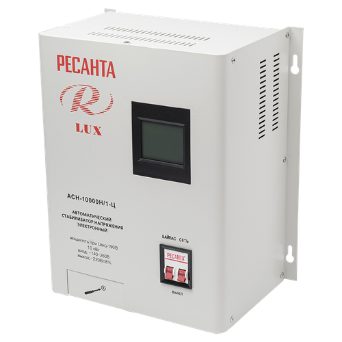 Купить Стабилизатор напряжения Ресанта АСН-10000Н/1-Ц Lux  7901464. Характеристики, отзывы и цены в Донецке