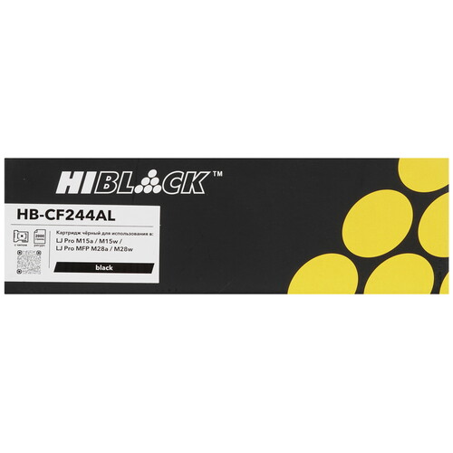Купить Картридж лазерный Hi-Black HB-CF244AL черный, с чипом  9263632. Характеристики, отзывы и цены в Донецке