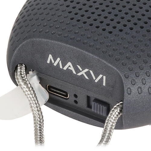 Купить Портативная колонка Maxvi PS-01, серый  9977021. Характеристики, отзывы и цены в Донецке