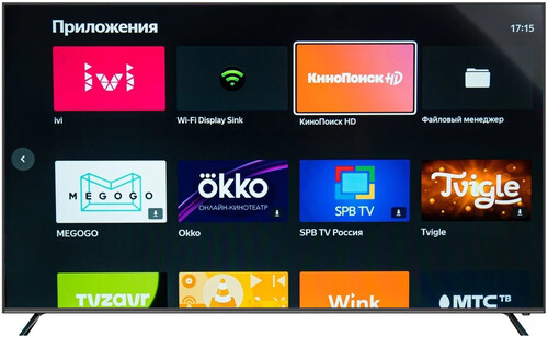 Купить 75" (189 см) Телевизор Harper 75U750TS черный  5353071. Характеристики, отзывы и цены в Донецке