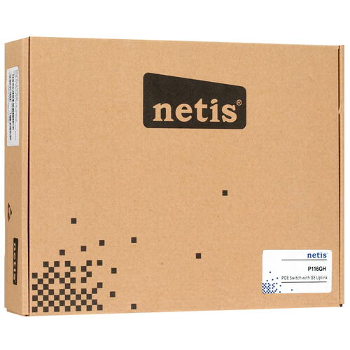 Купить Коммутатор NETIS P116GH  4884417. Характеристики, отзывы и цены в Донецке