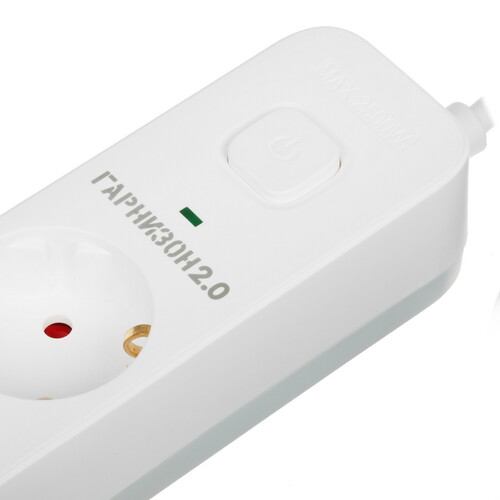 Купить Сетевой фильтр Гарнизон EPS-4-U3-W-2 белый  9098905. Характеристики, отзывы и цены в Донецке