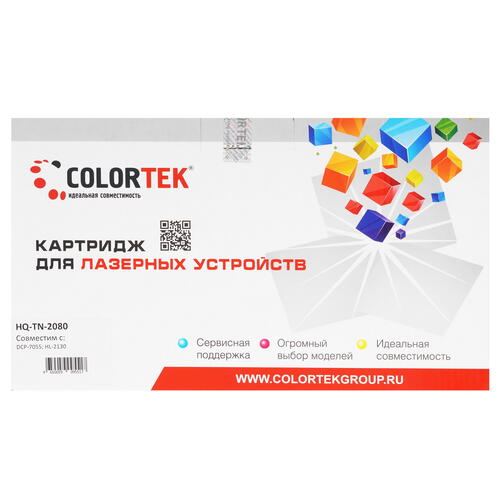 Купить Картридж лазерный Colortek TN-2080 черный  5367128. Характеристики, отзывы и цены в Донецке