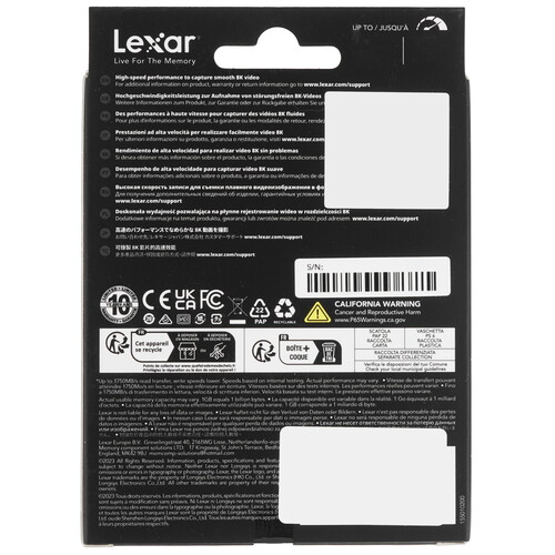 Купить Карта памяти Lexar CFexpress SDXC 256 ГБ [LCXEXPR256G-RNENG]  9262251. Характеристики, отзывы и цены в Донецке