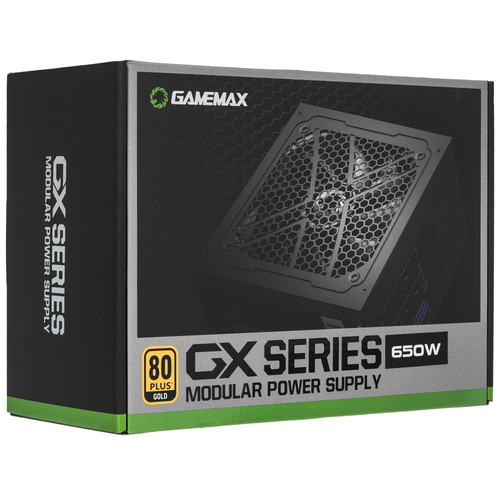 Купить Блок питания GameMax GX-650 Modular  черный  9081308. Характеристики, отзывы и цены в Донецке