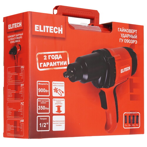 Купить Гайковерт ELITECH ГУ 0903РЭ  5631772. Характеристики, отзывы и цены в Донецке