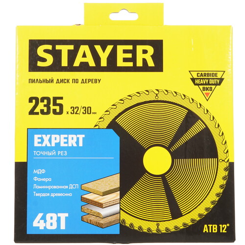 Купить Диск пильный STAYER 3682-235-32-48_z01  9123040. Характеристики, отзывы и цены в Донецке