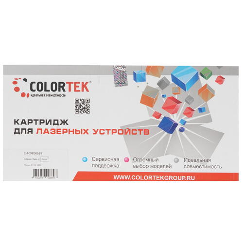 Купить Картридж лазерный Colortek 109R00639 черный  0186640. Характеристики, отзывы и цены в Донецке