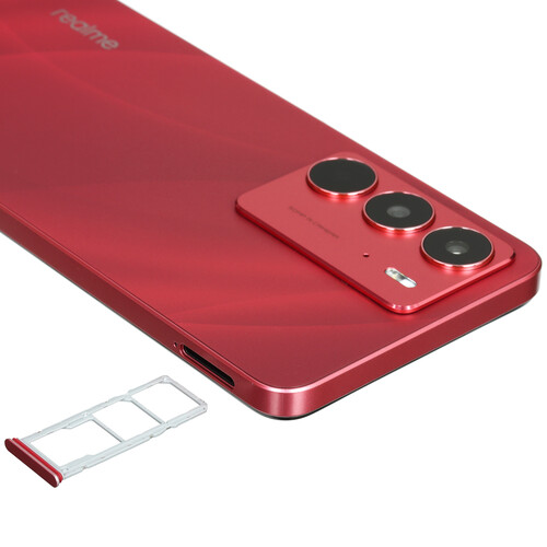 Купить 6.72" Смартфон realme C75 256 ГБ красный  5612594. Характеристики, отзывы и цены в Донецке
