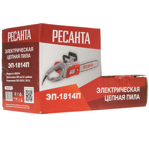 Купить Электрическая цепная пила Ресанта ЭП-1814П шина - 35 см(14")  5305441. Характеристики, отзывы и цены в Донецке