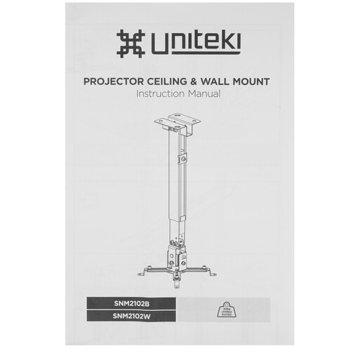Купить Крепление для проекторов UNITEKI SNM2102B  9298824. Характеристики, отзывы и цены в Донецке