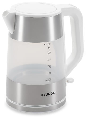 Купить Электрочайник Hyundai HYK-P4025 белый  9091238. Характеристики, отзывы и цены в Донецке