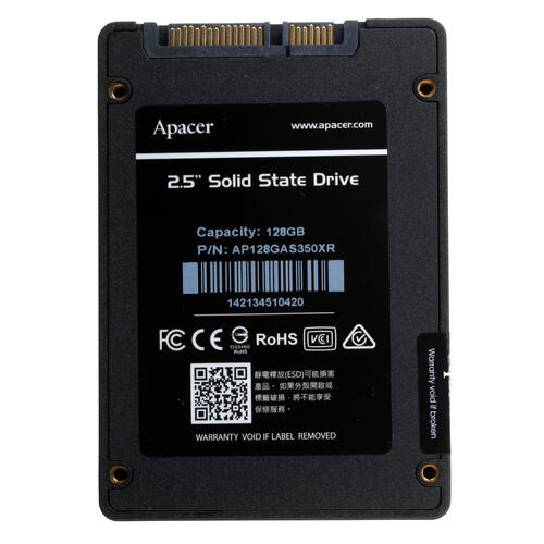 Купить 128 ГБ 2.5" SATA накопитель Apacer AS350X [AP128GAS350XR-1]  4857814. Характеристики, отзывы и цены в Донецке