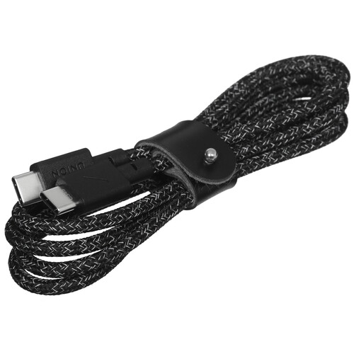 Купить Кабель круглый Native Union USB Type-C - USB Type-C черный 1.2 м  5466038. Характеристики, отзывы и цены в Донецке