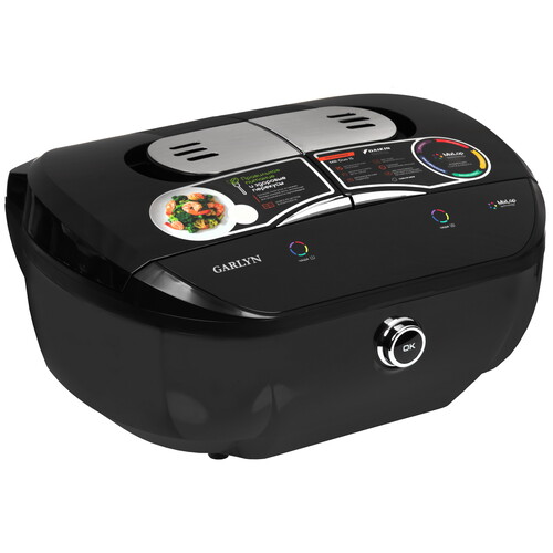Купить Мультиварка Garlyn MR-Duo 15 черный  9162067. Характеристики, отзывы и цены в Донецке