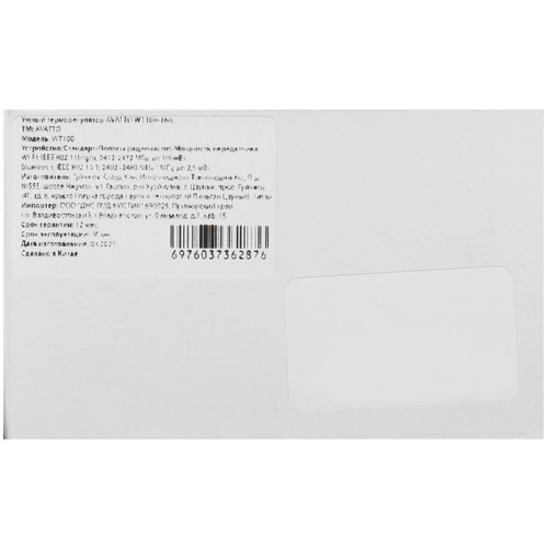 Купить Умный терморегулятор AVATTO WT100-16A  5633966. Характеристики, отзывы и цены в Донецке