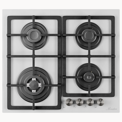 Купить Газовая варочная поверхность Monsher MGG 61 Blanc  9121433. Характеристики, отзывы и цены в Донецке