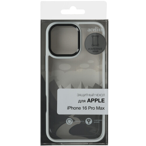 Купить Накладка  Aceline Silicone Side для Apple iPhone 16 Pro Max белый  5625954. Характеристики, отзывы и цены в Донецке