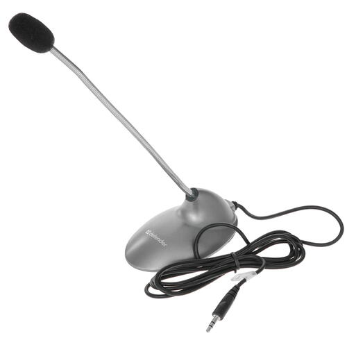 Купить Микрофон Defender MIC-111 серый  5361136. Характеристики, отзывы и цены в Донецке