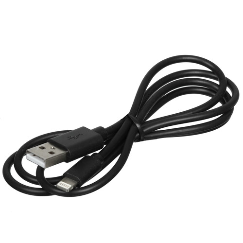 Купить Кабель круглый REXANT Lightning 8-pin - USB 2.0 Type-A черный 1 м  9131363. Характеристики, отзывы и цены в Донецке