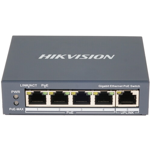 Купить Коммутатор Hikvision DS-3E0505P-E  4837616. Характеристики, отзывы и цены в Донецке