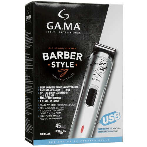 Купить Триммер Ga.Ma GT527 Barber Style серебристый  4817714. Характеристики, отзывы и цены в Донецке
